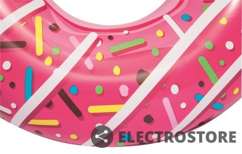 BESTWAY Koło dmuchane do pływania Donat 107 cm różowy