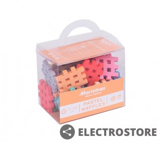 Marioinex Klocki Waffle Mini Pastel 35 elementów