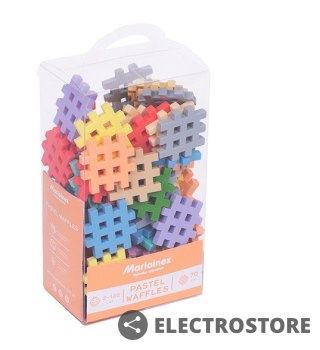 Marioinex Klocki Waffle Mini Pastel 70 elementów