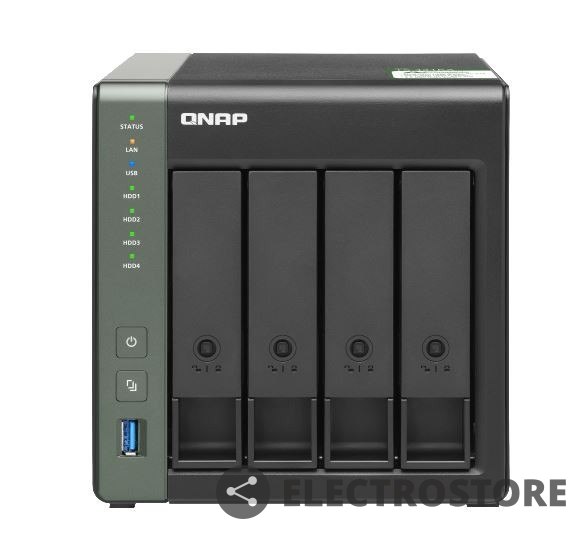 QNAP Serwer NAS TS-431KX-2G 1.7GHz 10Gb E SFP+ 2GB RAM QNAP Serwer NAS TS-431KX-2G 1.7GHz 10Gb E SFP+ 2GB RAM