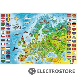 Trefl Puzzle 160 elementów Edukacyjne Mapa Europy