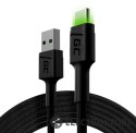 Green Cell Kabel GC Ray USB-USB-C 200cm, podświetlenie LED