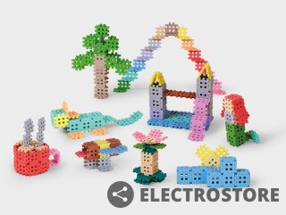 Marioinex Klocki konstrukcyjne Waffle mini pastel 500 elementów
