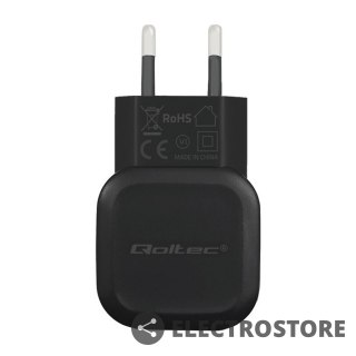 Qoltec Ładowarka sieciowa 12W | 5V | 2.4A | USB | +kabel Micro USB