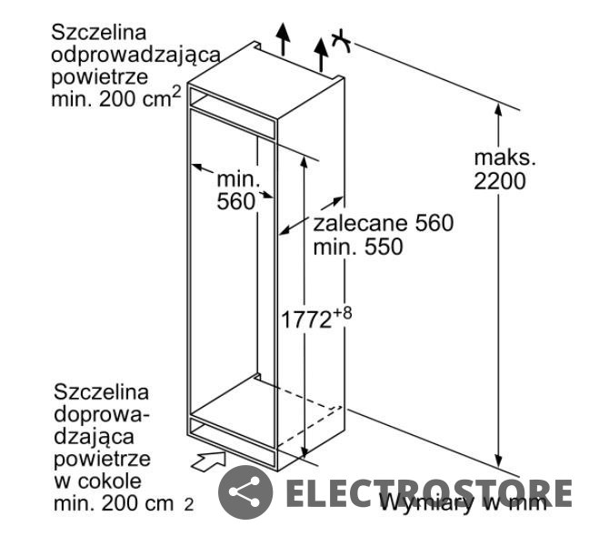 Bosch Chłodziarko-zamrażarka KIN86AFF0 Bosch Chłodziarko-zamrażarka KIN86AFF0