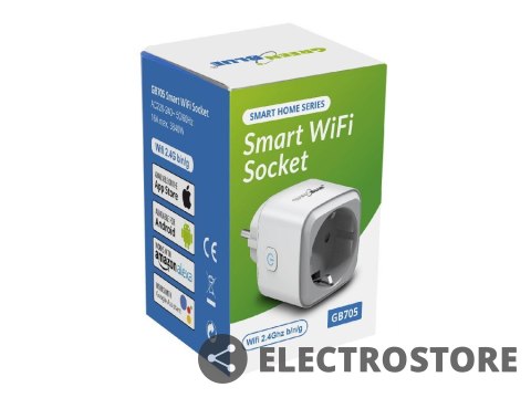 GreenBlue Zdalnie sterowane WIFI gniazdko GB705 3840W GreenBlue Zdalnie sterowane WIFI gniazdko GB705 3840W