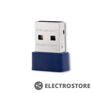Qoltec Bezprzewodowy mini adapter Wi-Fi | BT 4.0 USB | standard N