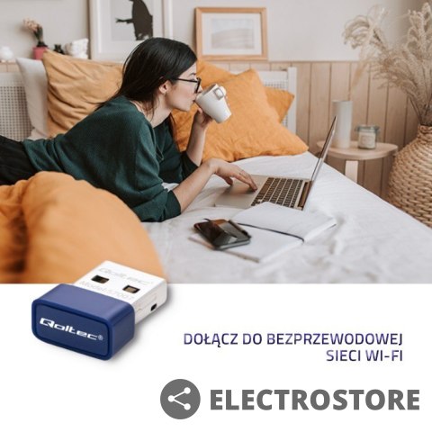 Qoltec Bezprzewodowy mini adapter Wi-Fi | BT 4.0 USB | standard N Qoltec Bezprzewodowy mini adapter Wi-Fi | BT 4.0 USB | standard N