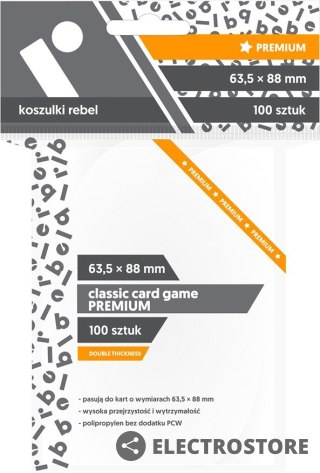 Rebel Koszulki 63,5 x 88 mm CCG Premium 100 sztuk