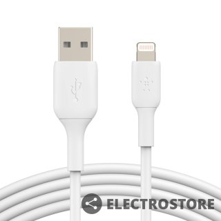 Belkin Kabel PVC USB-A to Lightning 2m White