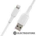 Belkin Kabel PVC USB-A to Lightning 2m White
