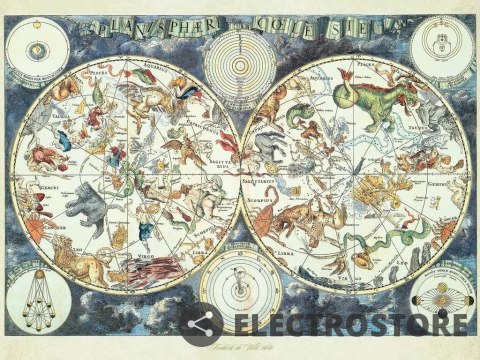 Ravensburger Polska Puzzle 1500 elementów Mapa z fantastycznymi zwierzętami Ravensburger Polska Puzzle 1500 elementów Mapa z fantastycznymi zwierzętami
