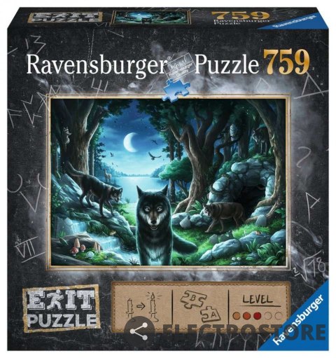 Ravensburger Polska Puzzle 759 elementów EXIT Wilk