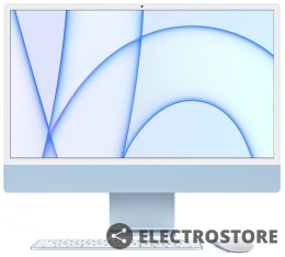 Apple 24 iMac Retina 4.5K display: Apple M1 chip 8 core CPU and 8 core GPU, 512GB - Blue