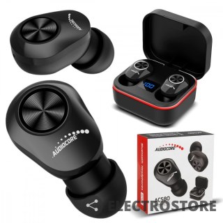 Audiocore Douszne słuchawki 5.1 TWS BT stacja ładujaca AC580
