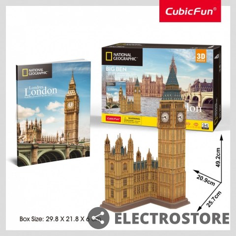 Cubic Fun Puzzle 3D National Geographic Big Ben Cubic Fun Puzzle 3D National Geographic Big Ben