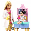 Mattel Lalka Barbie Kariera zestaw Pediatra