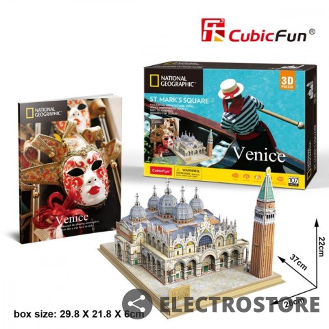 Cubic Fun Puzzle 3D National Geographic - Wenecja Cubic Fun Puzzle 3D National Geographic - Wenecja