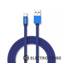 V-tac Kabel USB M - microUSB M 1M 2.4A