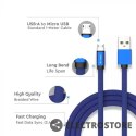 V-tac Kabel USB M - microUSB M 1M 2.4A