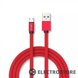 V-tac Kabel USB M - microUSB M 1m 2.4A