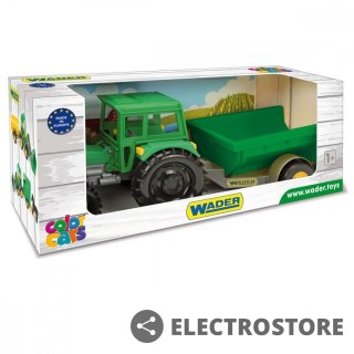 Wader Farmer traktor z przyczepą w kartonie
