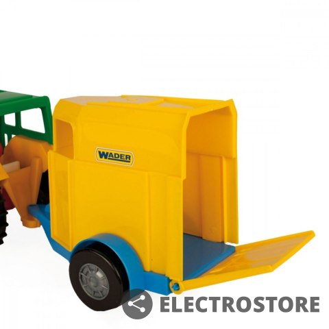 Wader Traktor z przyczepą na konia Wader Traktor z przyczepą na konia