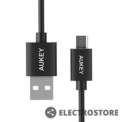 AUKEY CB-D12 OEM szybki kabel Quick Charge micro USB-USB | 1.2m | 480 Mbps AUKEY CB-D12 OEM szybki kabel Quick Charge micro USB-USB | 1.2m | 480 Mbps