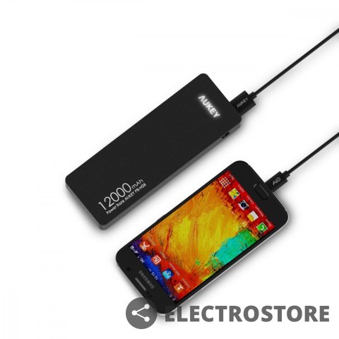 AUKEY CB-D12 OEM szybki kabel Quick Charge micro USB-USB | 1.2m | 480 Mbps AUKEY CB-D12 OEM szybki kabel Quick Charge micro USB-USB | 1.2m | 480 Mbps