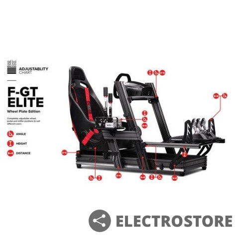 Next Level Racing Kokpit aluminiowy FGT ELITE - Wheel Plate Edition Next Level Racing Kokpit aluminiowy FGT ELITE - Wheel Plate Edition