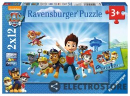 Ravensburger Polska Puzzle 2x12 elementów Drużyna Psi Patrol