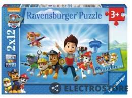Ravensburger Polska Puzzle 2x12 elementów Psi Patrol Film