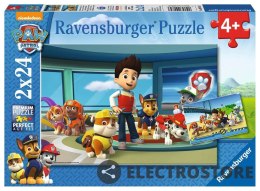Ravensburger Polska Puzzle 2x24 elementy Ekipa Psi Patrol
