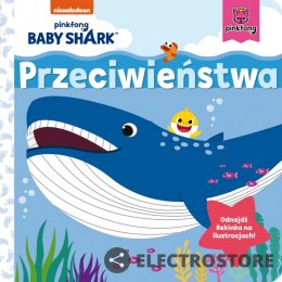 Wydawnictwo Słowne Książeczka Kartonowa Baby Shark. Przeciwieństwa