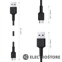 AUKEY CB-CMD29 zestaw 2 szt. nylonowych kabli Quick Charge USB C-USB 3.1 | AFC | 2m | 3A | 60W PD | 20V