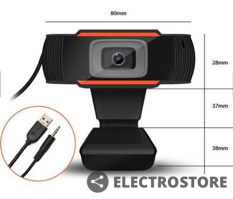DUXO.pl Kamerka internetowa 480p z mikrofonem X10 DUXO.pl Kamerka internetowa 480p z mikrofonem X10