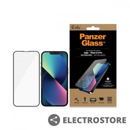 Panzerglass Szkło hartowane E2E Microfracture iPhone 13/13 Pro 6,1 cala Case Friendly AntiBacterial Black