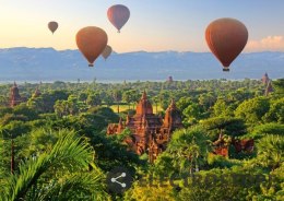 Schmidt Puzzle 1000 elementów Balony nad Mandalaj / Mjanmar