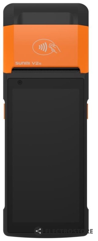 Sunmi Terminal Mobilny V2s, Android 11, 2/16 GB, 5+2 MP camera, micro SD, 4G, NFC, 2 SAM, Label & Scanner