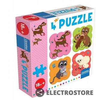 Granna Puzzle z Jamnikiem 4 puzle 4 elementy