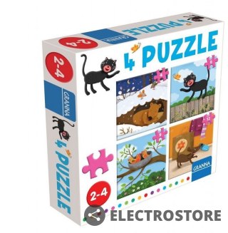 Granna Puzzle z kotem 4 ,6,9,12 elementów