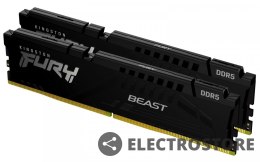 Kingston Pamięć DDR5 Fury Beast Black 32GB(2*16GB)/4800 CL38