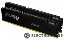 Kingston Pamięć DDR5 Fury Beast 32GB(2*16GB)/5200 CL40 czarna