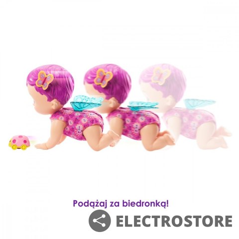 Mattel Lalka My Garden Baby Raczkujący Bobasek-Motylek różowa Mattel Lalka My Garden Baby Raczkujący Bobasek-Motylek różowa