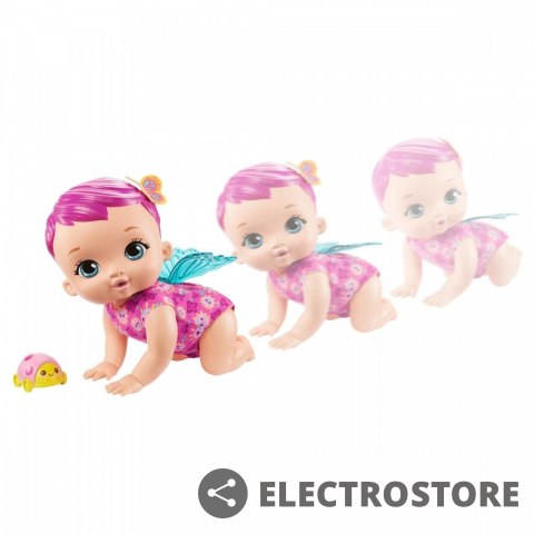 Mattel Lalka My Garden Baby Raczkujący Bobasek-Motylek różowa Mattel Lalka My Garden Baby Raczkujący Bobasek-Motylek różowa