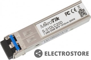 Mikrotik Moduł SFP 1.25G LC SM 20km S-31DLC20D