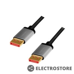 LogiLink Kabel DisplayPort 8K/60 Hz,DP/M do DP/M aluminiowy 1m