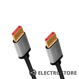 LogiLink Kabel DisplayPort 8K/60 Hz,DP/M do DP/M aluminiowy 1m
