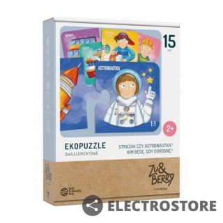 Muduko Puzzle dwuelementowe Strażak czy astronautka? Kim będę, gdy dorosnę?