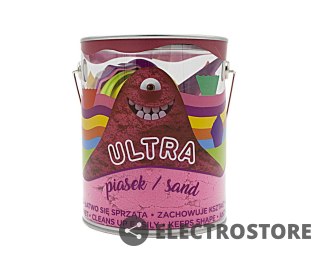 Epee Piasek UltraPiasek puszka 900g 4 duże foremki 2 narzędzia różowy Muffinki